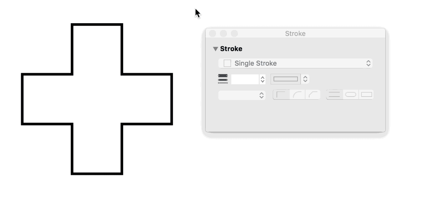 Cycling through Freehand Stroke Corner settings can embellish the Freehand Stroke