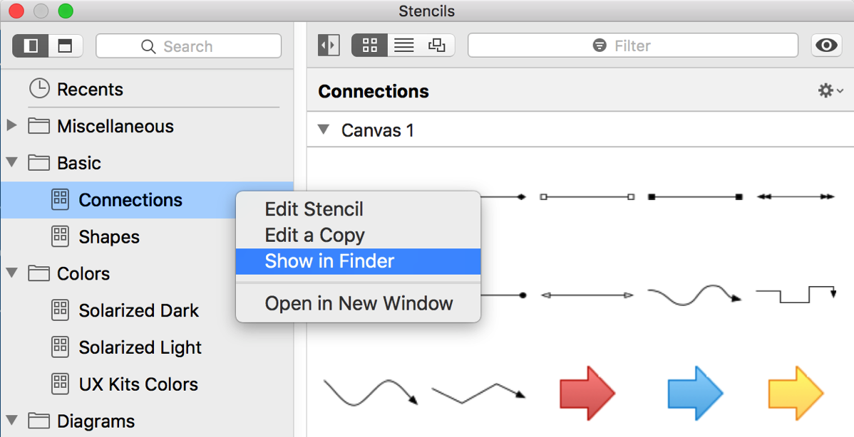 omnigraffle stencils ios8