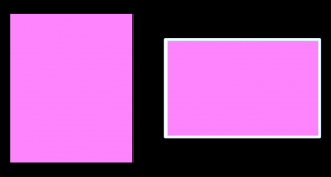 Screenshot showing to rectangles with the same Fill Color style.