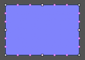 Square shape with five magnets per side.